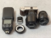 Samsung NX300, obiektywy, lampy