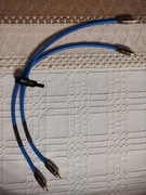 MELODIKA SB2R05 SKY BLUE KABEL 2 RCA - 2x RCA CINCH INTERKONEKT AUDIO 0,5m