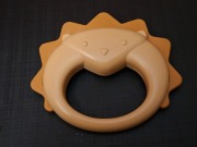 Akuku grzechotka gryzak jeż 2w1