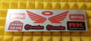 HONDA MOTUL BREMBO RK OAKLEY NAKLEJKA STICKER