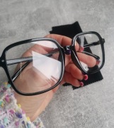 Okulary zerówki kwadratowe oprawki