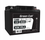 Akumulator Green Cell 12v 40Ah AGM Cube