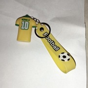 Brelok z silikonu koszulka-figurka Neymar 10 z opaską