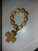 Różaniec drewniany 