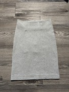 szara spódnica ołówkowa z teksturowanego materiału Ganni Rozmiar M/L