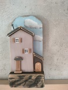 Drewniany wieszak na klucze 