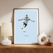 Lionel Messi - plakat A3 - Fc Barcelona