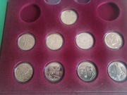 Polskie Monety 2 zł 2001 rok, komplet w idealnym stanie  w kapslach