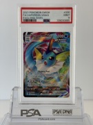 2021 POKEMON SWSH EVOLVING SKIES FA VAPOREON VMAX PSA 9