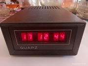 Zegar QUARZ z lampą