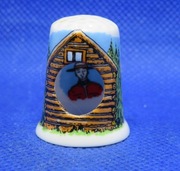 Naparstek Kolekcjonerski Porcelanowy Peep Bronte  - Skaut 