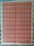 GOZNAK Fi342- 13.IX.1944 r. arkusz z błędem