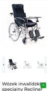 Wózek inwalidzki z pojemnikiem 