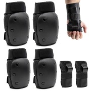 Zestaw nakolanników i ochraniaczy na łokcie i nadgarstki, rozmiar L