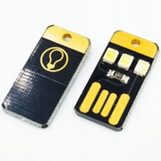 Mini Lampka USB 3 x Dioda Led USB Typ A brelok