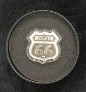 ROUTE 66 ,Santa Monica , California , 1oz, srebro