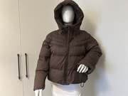 Kurtka puchowa czekoladowa kurtka zimowa damska