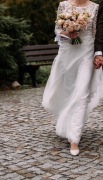 Sprzedam piękną romantyczną suknię ślubną 