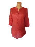Camaieu r 42 koralowa bluzka tunika bawełna 100%