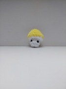 Niebieski "pop" grzybek na szydełku| handmade, ręcznie wykonany