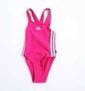 ADIDAS Kostium kąpielowy jednoczęściowy dla małej dziewczynki RÓŻOWY