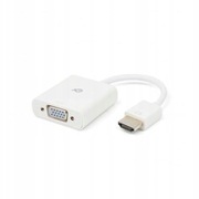 Przejściówka HDMI-VGA, kolor biały
