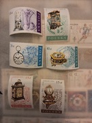 Znaczki kolekcjonerskie lata 80 Zegary