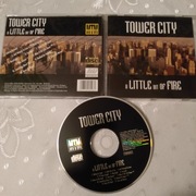 TOWER CITY - A LITTLE BIT OF FIRE CD 1996 VAN HALEN LEPPARD
