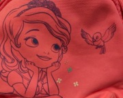 Mały Różowy Plecak Reebok 2-6 lat regulowane szelki motyw Zofia 33x22x11 cm