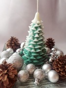 MoonLight 100 % świeca sojowa choinka M zieleń