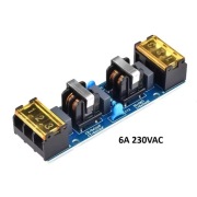 Filtr przeciwzakłóceniowy EMI sieciowy 6A 230VAC jednofazowy audio LED
