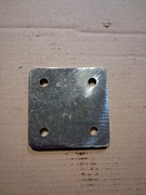 Płyta blacha podstawa stalowa montażowa 100 x 100 x 8