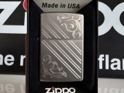 Zapalniczka Zippo wzór florencki, Satin Chrome, NOWA