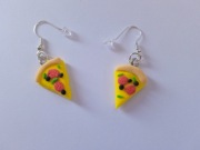 Kolczyki handmade pizza 