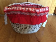 Wkład/wyściółka (materiał) do koszyka rowerowego