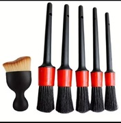 ZESTAW PĘDZLI DETAILINGOWYCH 6SZT