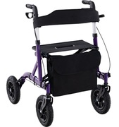 Chodzik z oponami pneumatycznymi składany i lekki z siedziskiem