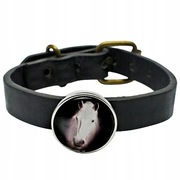 Skórzana bransoletka - Koń nr.48