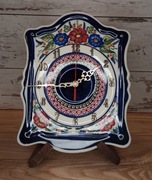 Zegar ścienny wiszący ceramiczny 149 ART duży ceramika Bolesławiec