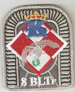 Naszywka  8 BLTr z Balic na mundur wyjściowy.