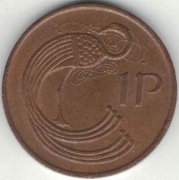 Irlandia 1 penny pens 1982 - 20,32 mm - nr 1