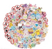 MEGA Mix naklejek 150+ sztuk | Pokemon + śmieszne zakazy + urodzinowe