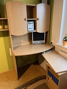 Meblościanka/Regał młodzieżowy z biurkiem 