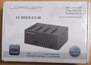 LC-DOCK U3-4B - stacja dokująca 4x HDD/SSD