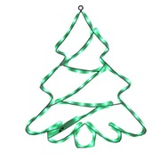 Choinka świecąca neon 65cm 72 LED zielona wisząca