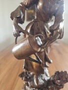 STARA FIGURA „LES ROSES” PAR PFEFFER | STYL SECESYJNY | 44 CM
