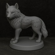 wilk - wilczy strażnik figurka kolekcjonerska RPG