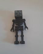Lego mini figurka szkielet minecraft czarny
