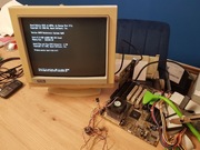 Monitor mono Hercules z kartą graficzną do PC XT/AT