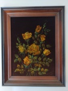 Obraz olejny na aksamicie - Joanna Samborska